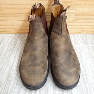 Blundstone 585 Leather Chelsea Boot Rustic Brown 10.5 EU 41.5 Fits like a 12 US